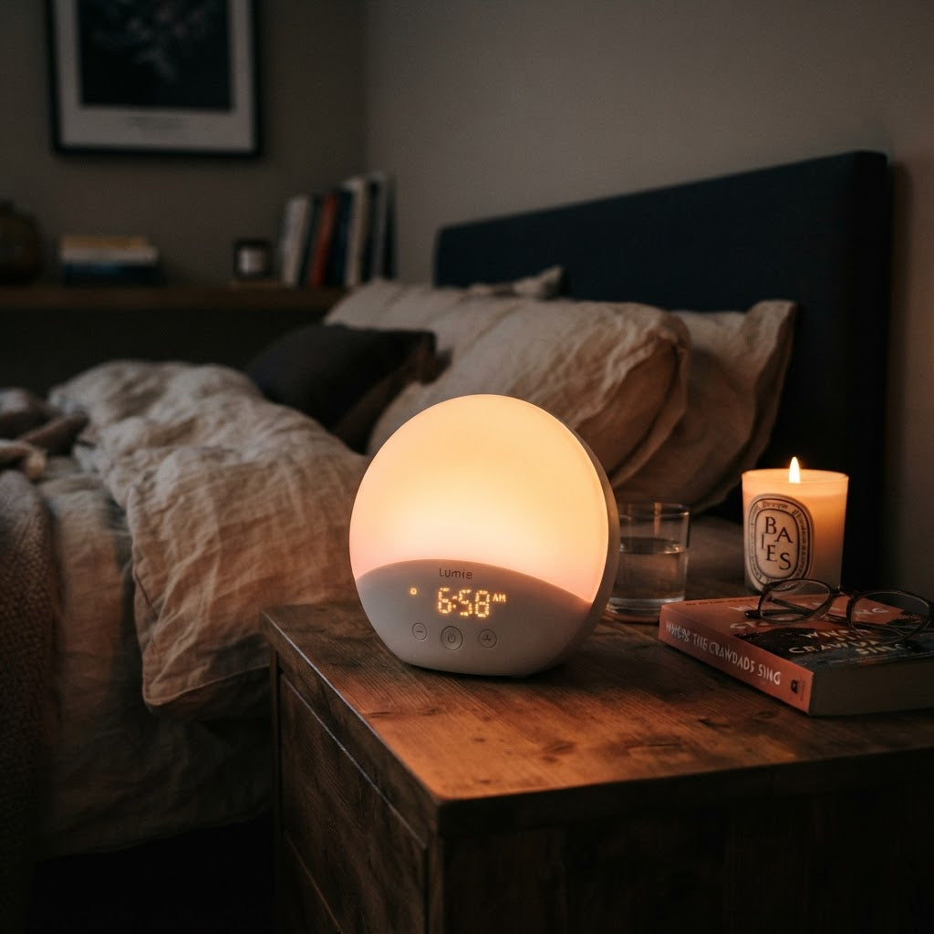 Rise Labs Daybreak sunrise alarm closeup