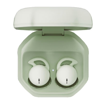 Sleep Earphones Bluetooth Sports Headphone, Wireless Music Sleeping Headphones Noise-Canceling Earbuds Mini Earphones Bluetooth 5.3 Hidden Headphones for Side Sleepers/Work,Light Green
