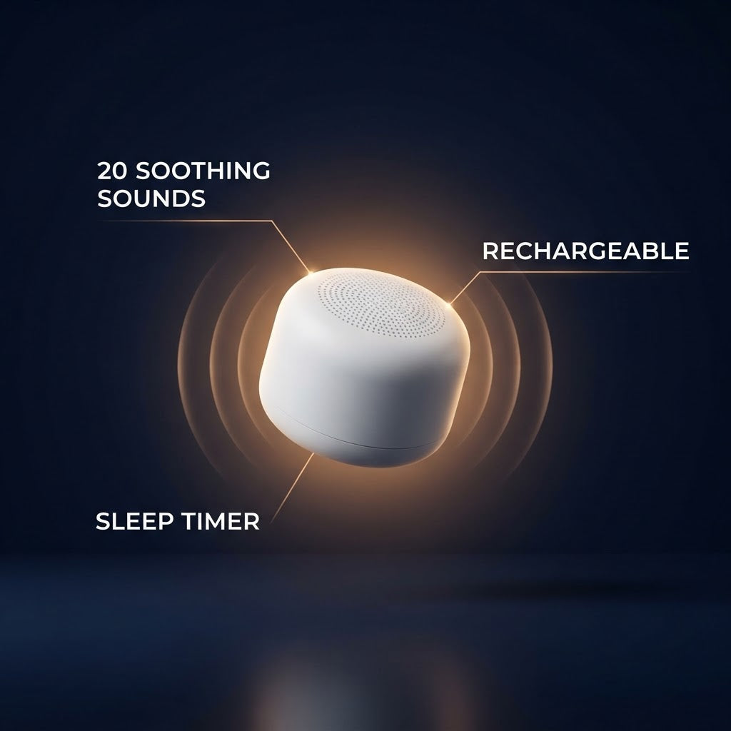Drift features: 20 soothing sounds, rechargeable, sleep timer